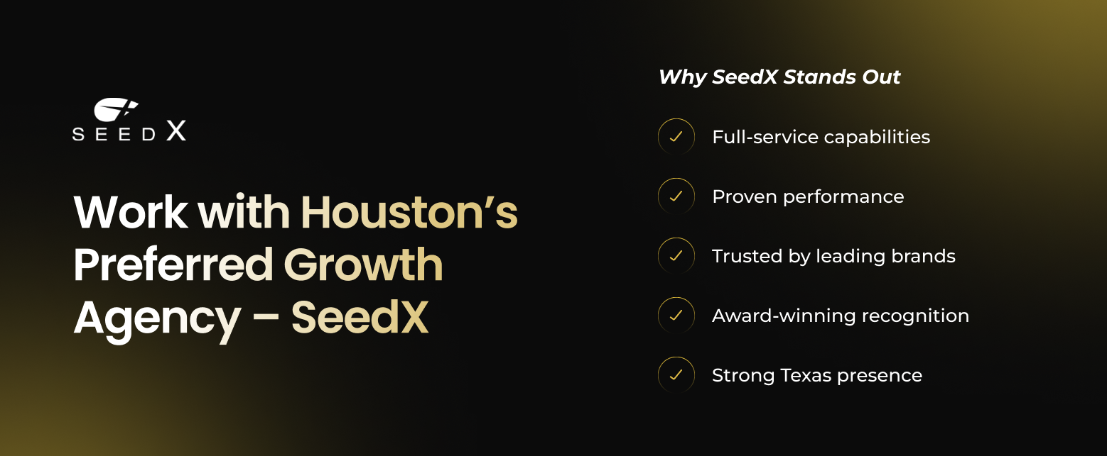 Work with Houston’s Preferred Growth Agency – SeedX