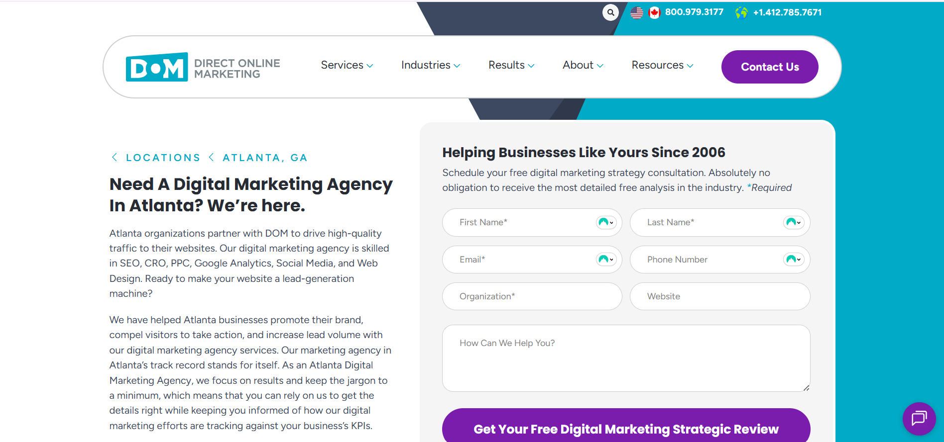 Direct Online Marketing (DOM)